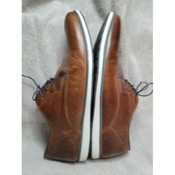 Four Brothers Men's Brown Leather Oxford Distressed Shoes #7421736 Size 13 - Picture 7 of 9